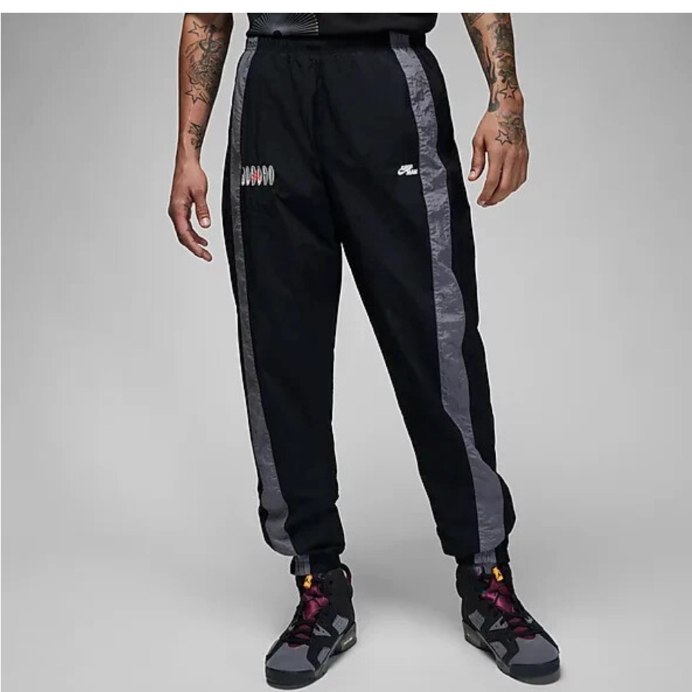 Jordan Nike Air Flight Jumpman XXL nylon nwt sweat pants black grey NWT